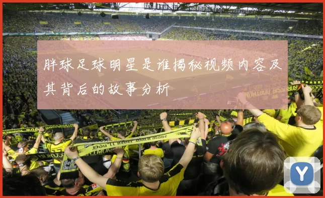 胖球足球明星是谁揭秘视频内容及其背后的故事分析